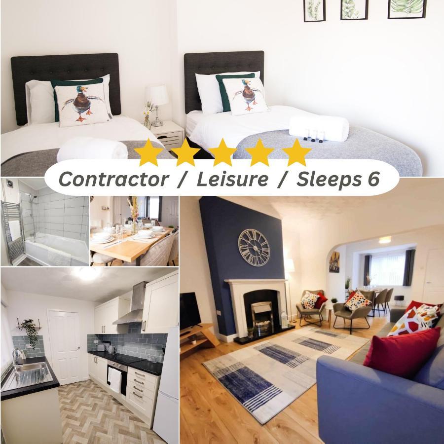 3Br-St Johns Hse-Free Parking-Workers-Kitchen-Wifi-Dog Friendly Doncaster Exterior foto