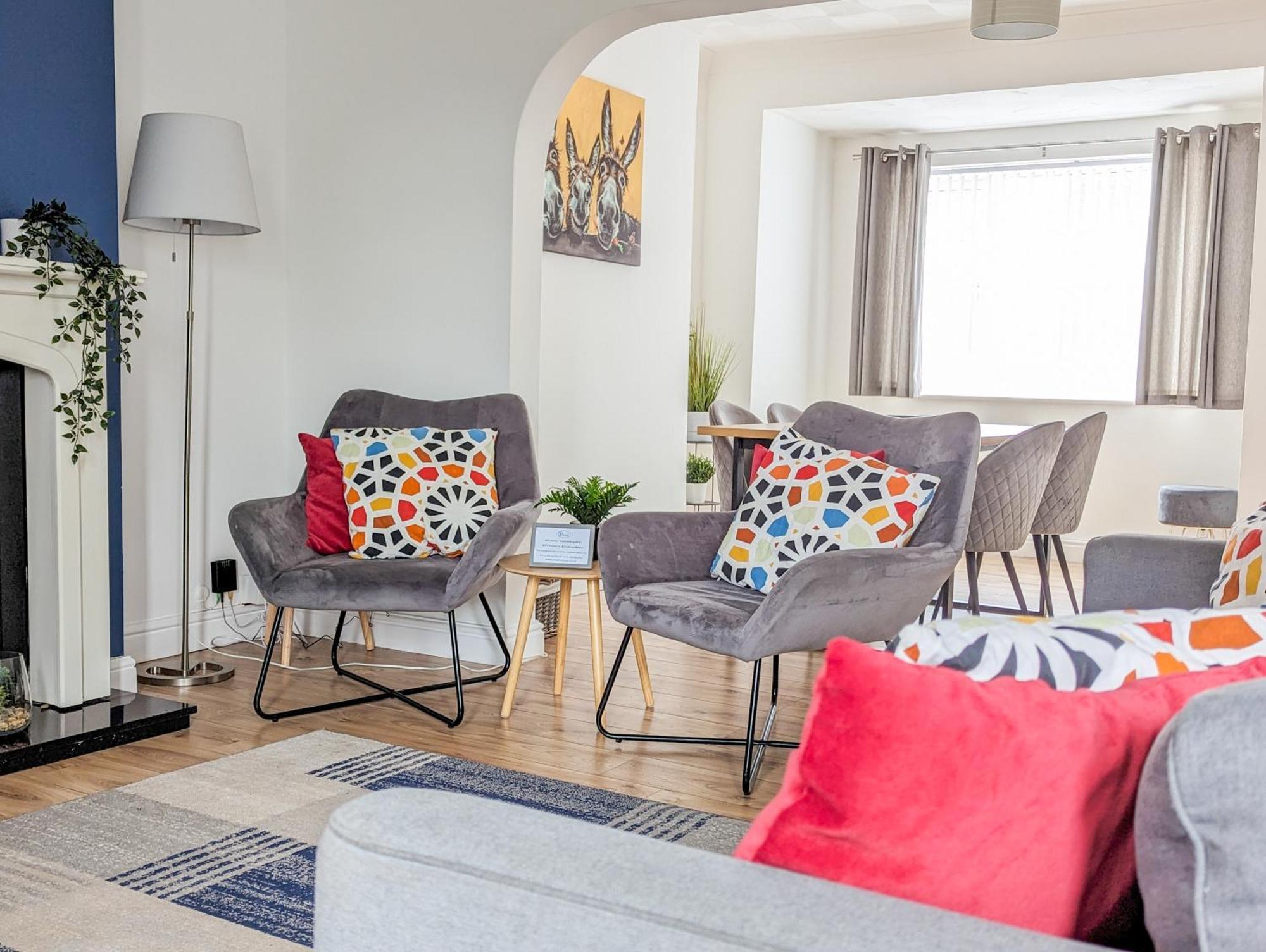 3Br-St Johns Hse-Free Parking-Workers-Kitchen-Wifi-Dog Friendly Doncaster Exterior foto